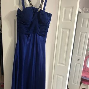 Women’s evening satin gown